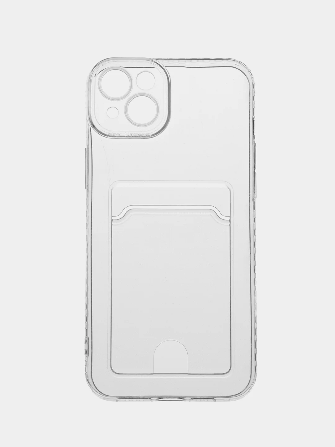 Белый чехол для iPhone 14 Plus, с карманом для карт