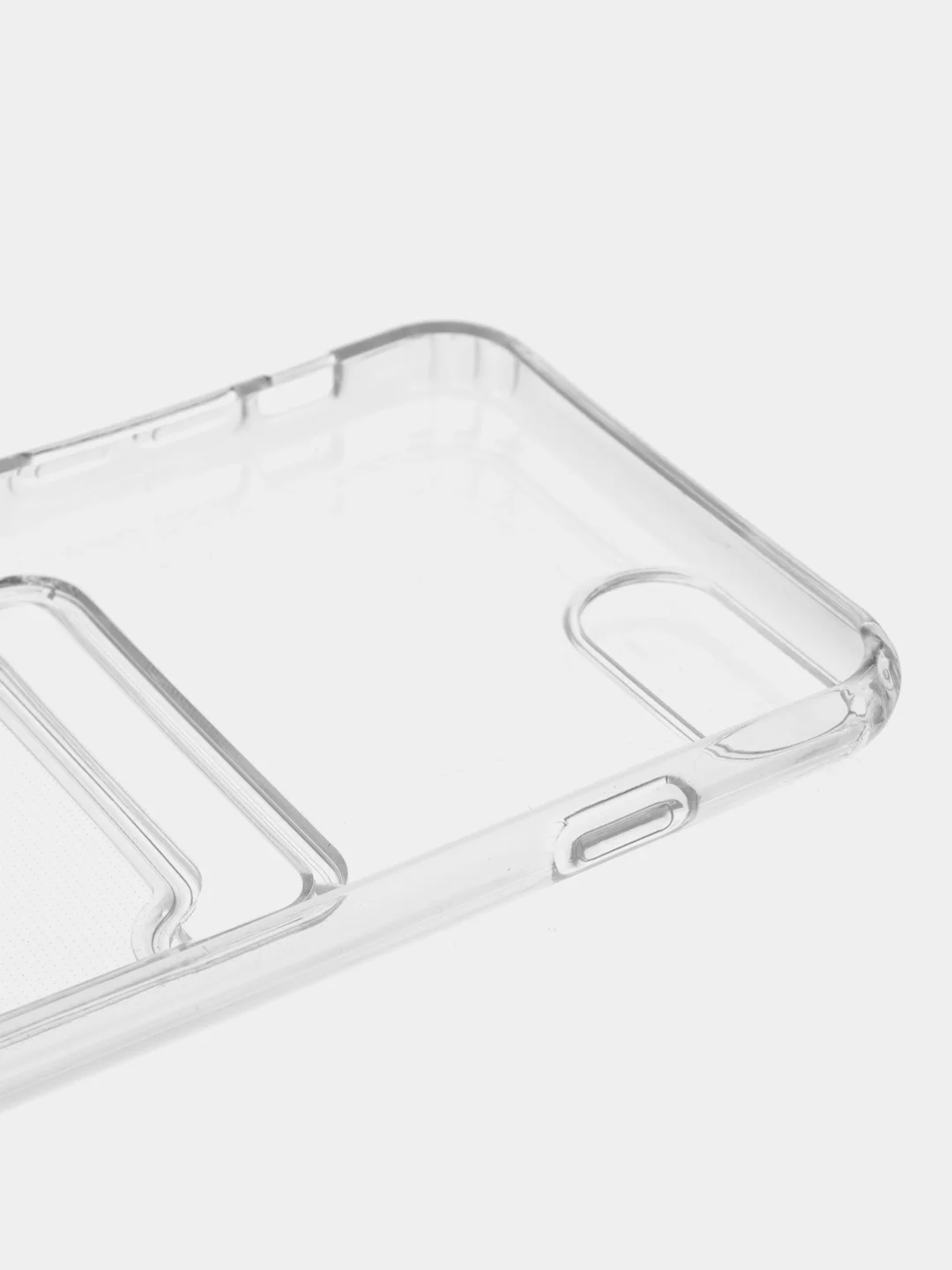 Молочный чехол для iPhone 7,8 PLUS с карманом для карт