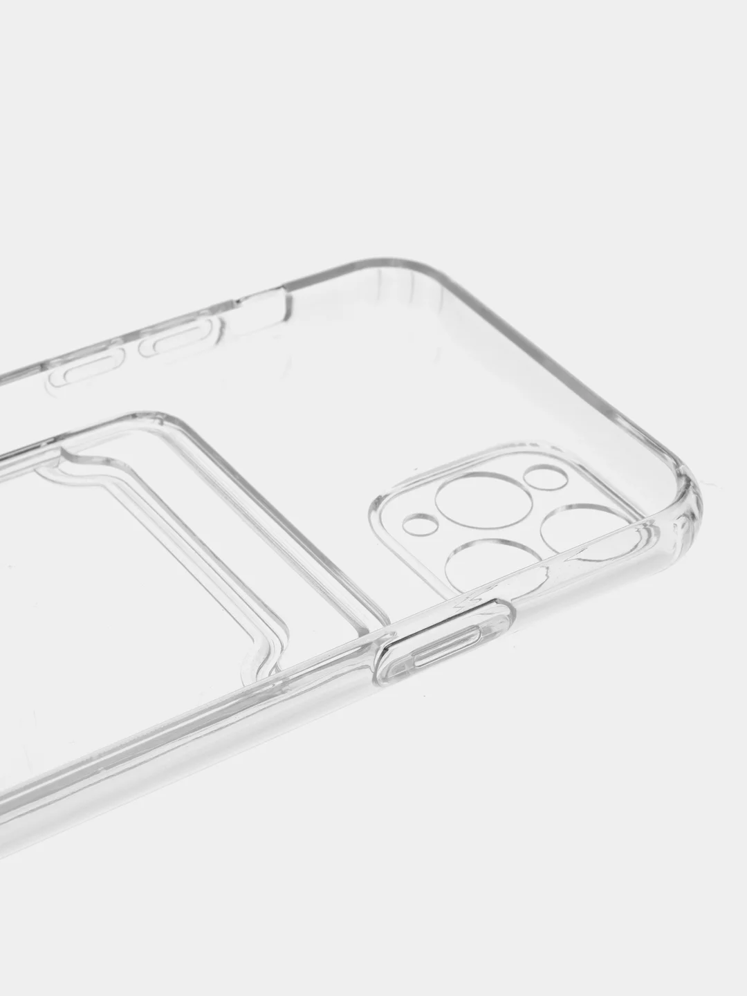 Белый чехол для iPhone 11 Pro, с карманом для карт