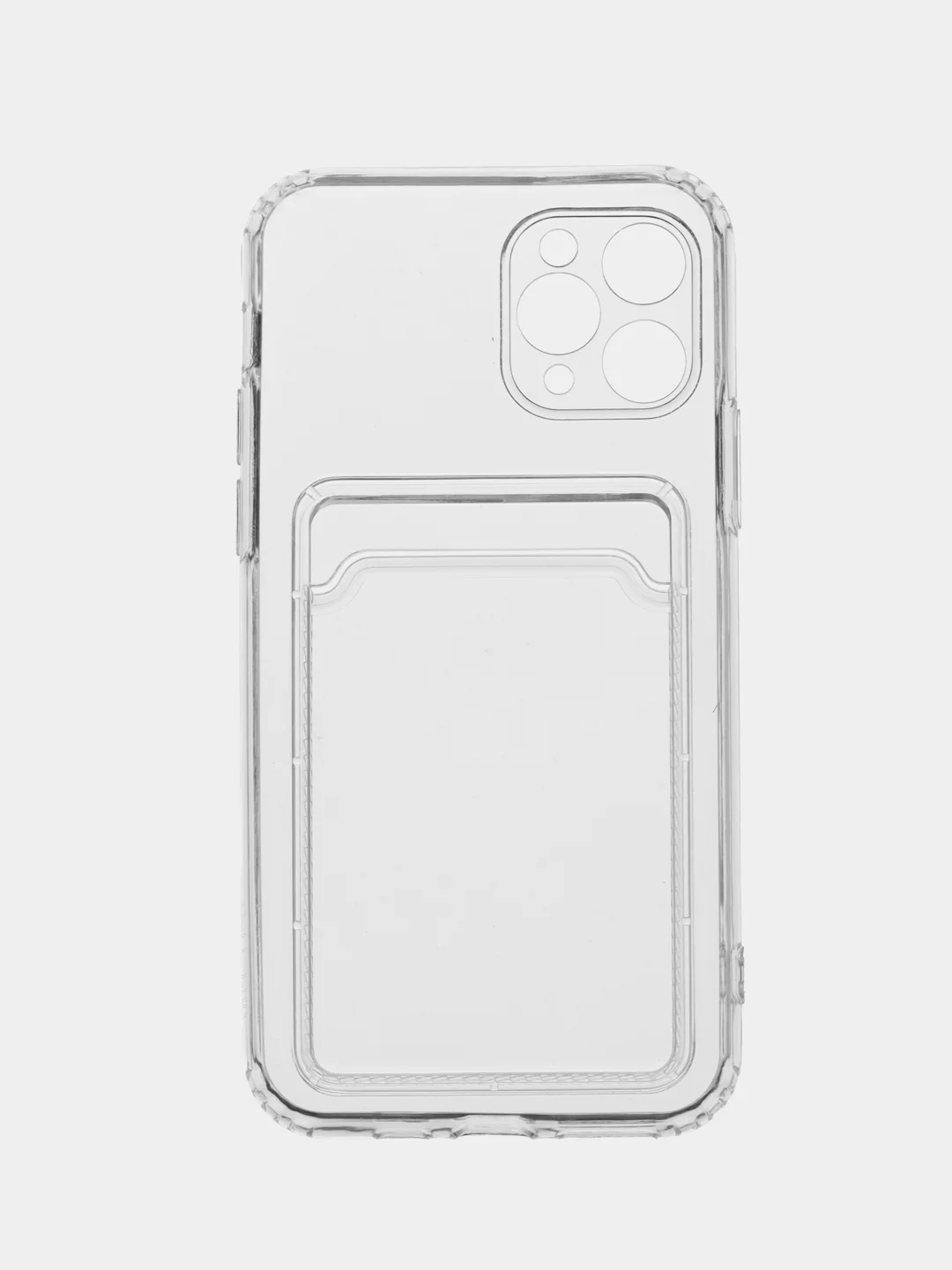 Белый чехол для iPhone 11 Pro, с карманом для карт