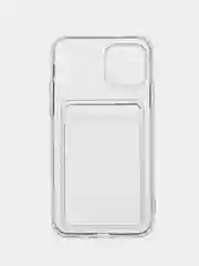 Белый чехол для iPhone 11 Pro, с карманом для карт