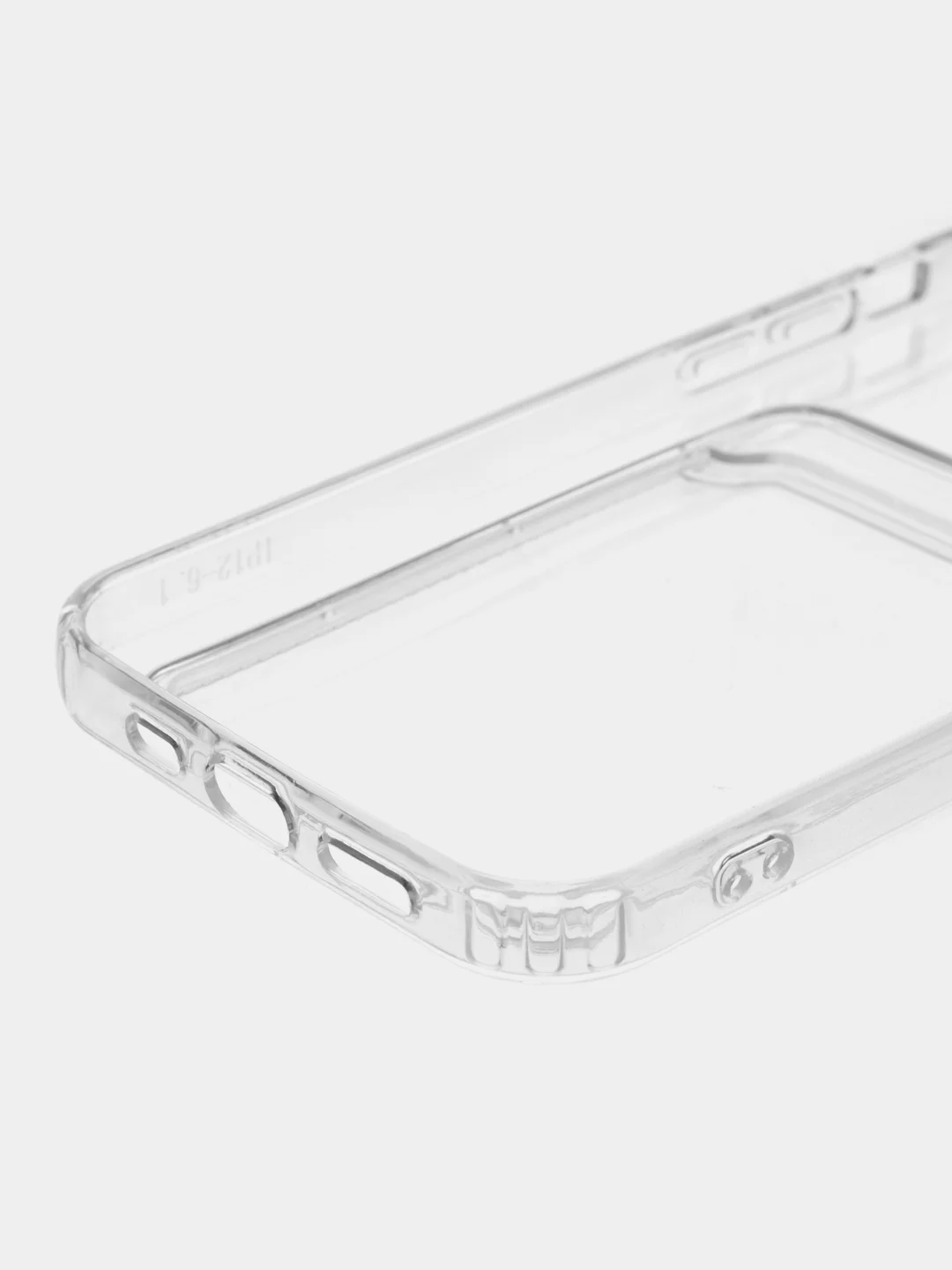 Молочный чехол для iPhone 12, с карманом для карт