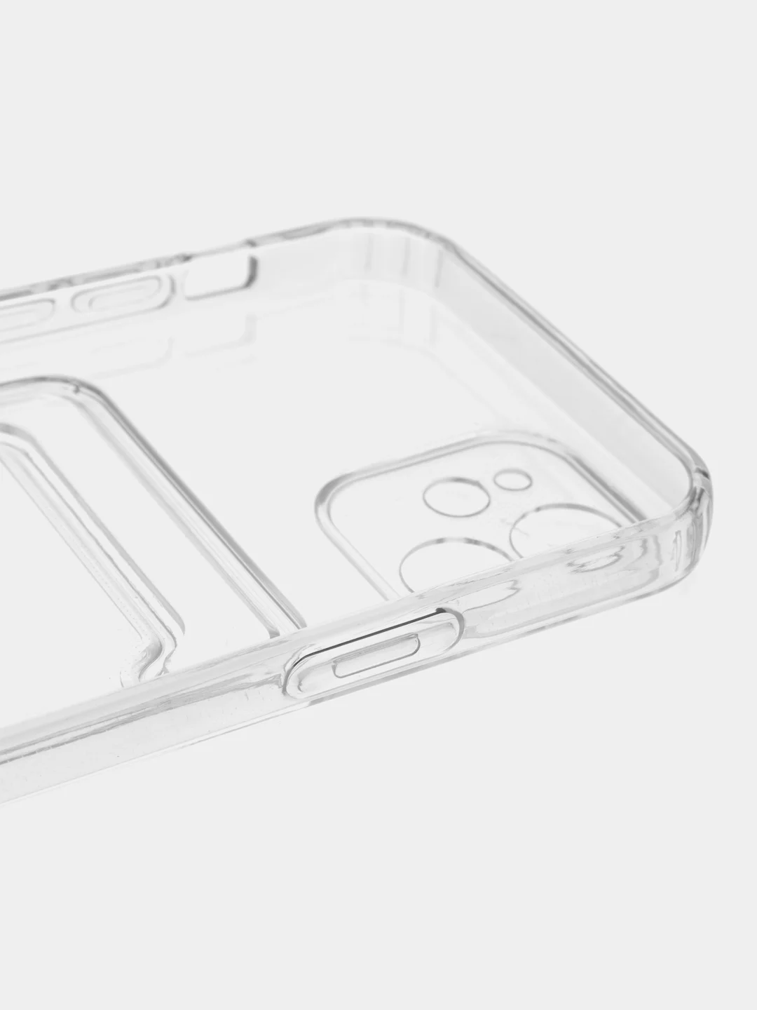 Молочный чехол для iPhone 12, с карманом для карт