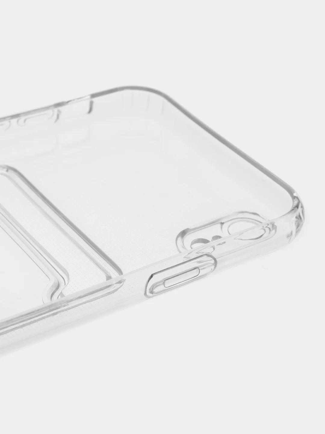 Белый чехол для iPhone XR, с карманом для карт