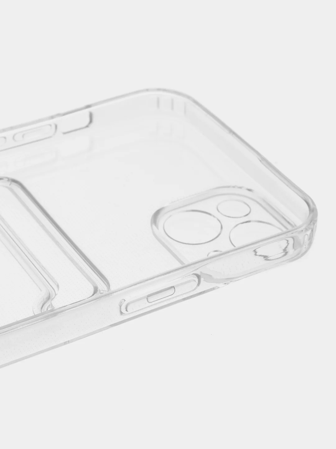 Молочный чехол для iPhone 14 Plus, с карманом для карт