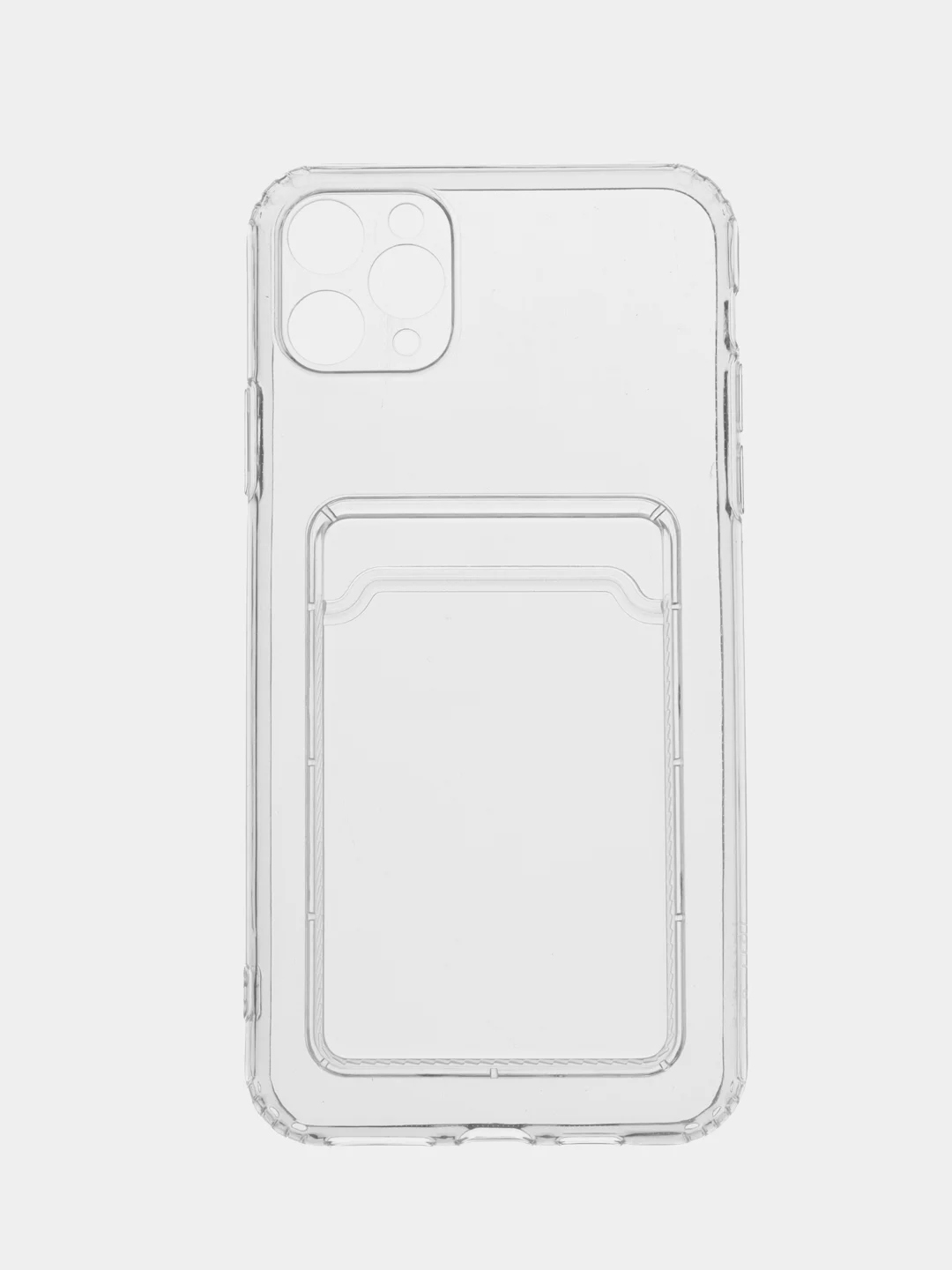 Белый чехол для iPhone 11 Pro Max, с карманом для карт