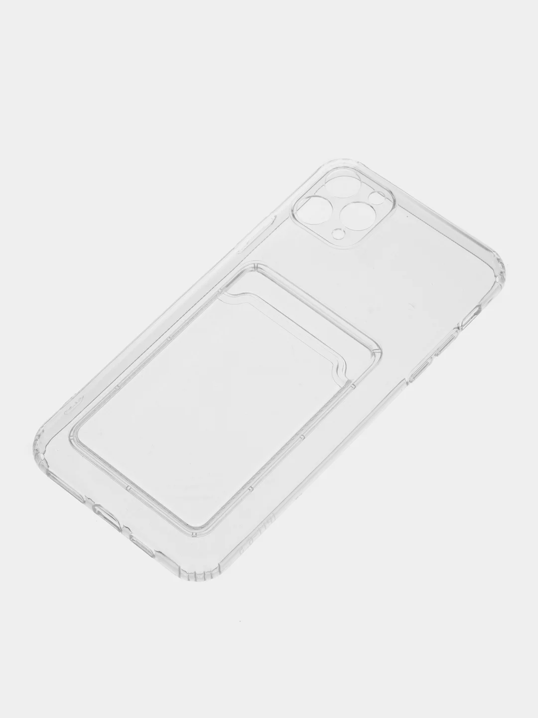 Белый чехол для iPhone 11 Pro Max, с карманом для карт