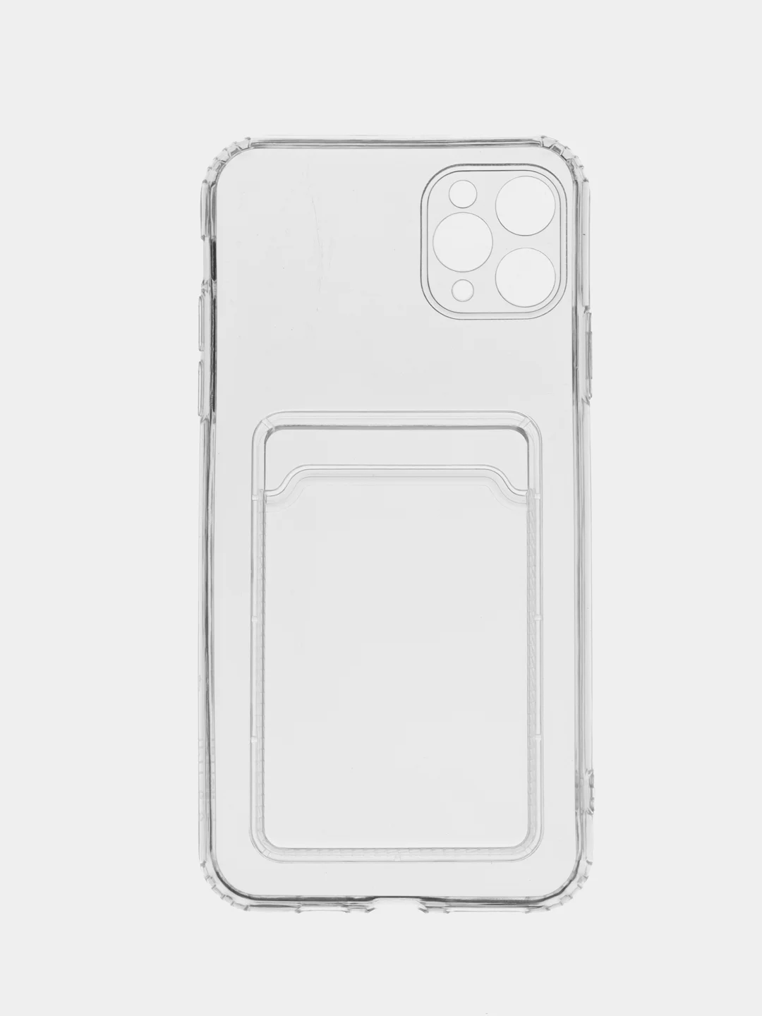 Белый чехол для iPhone 11 Pro Max, с карманом для карт