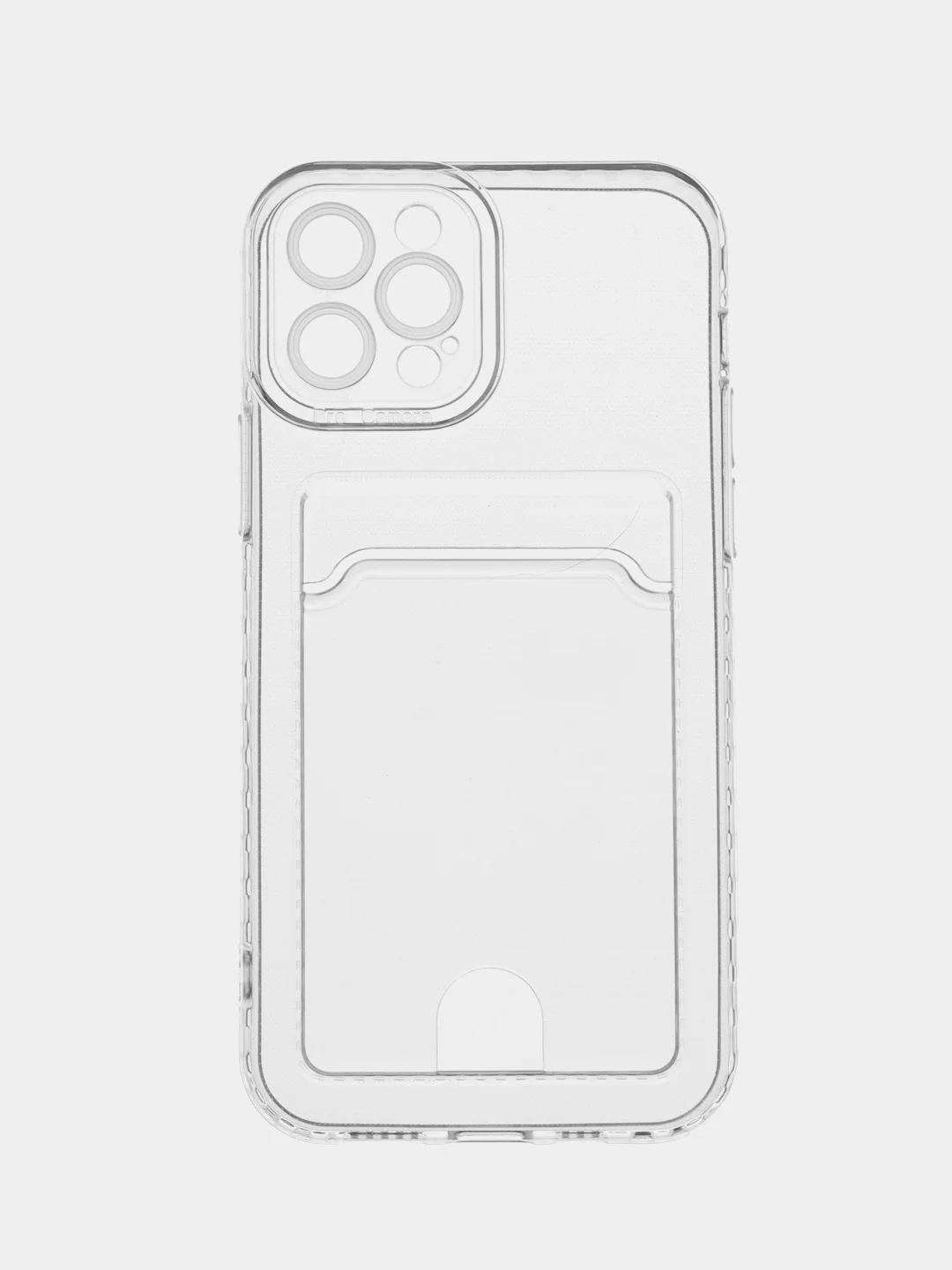 Молочный чехол для iPhone 12 Pro, с карманом для карт