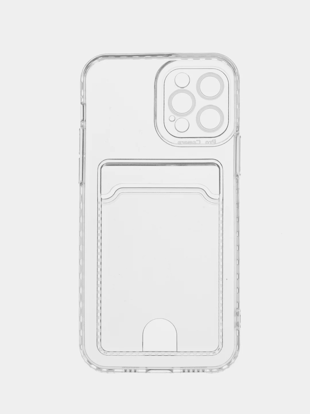 Молочный чехол для iPhone 12 Pro, с карманом для карт