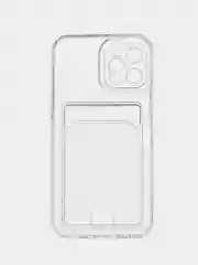 Молочный чехол для iPhone 12 Pro, с карманом для карт