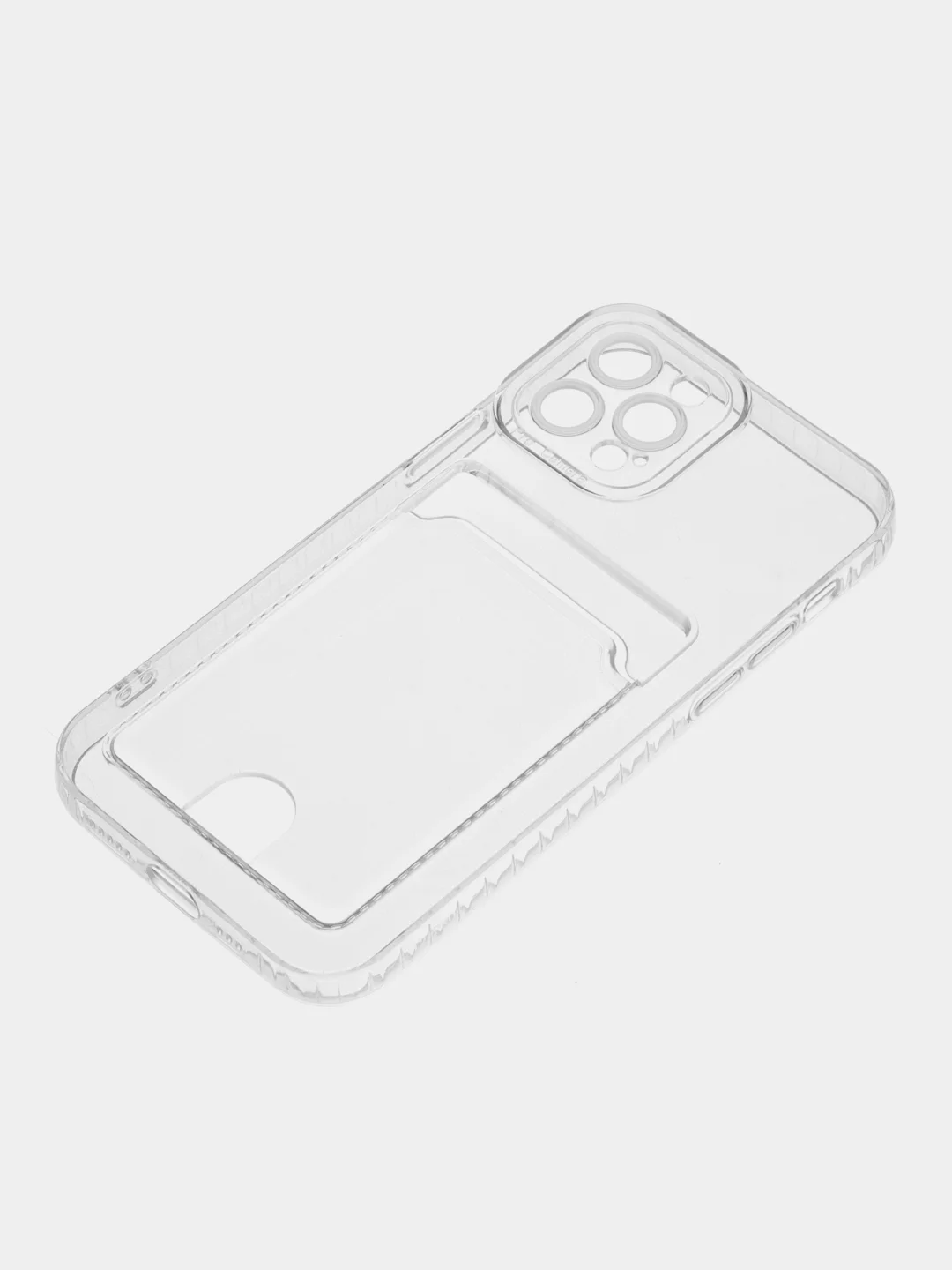 Молочный чехол для iPhone 12 Pro, с карманом для карт