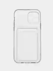 Белый чехол для iPhone 12 Pro, с карманом для карт
