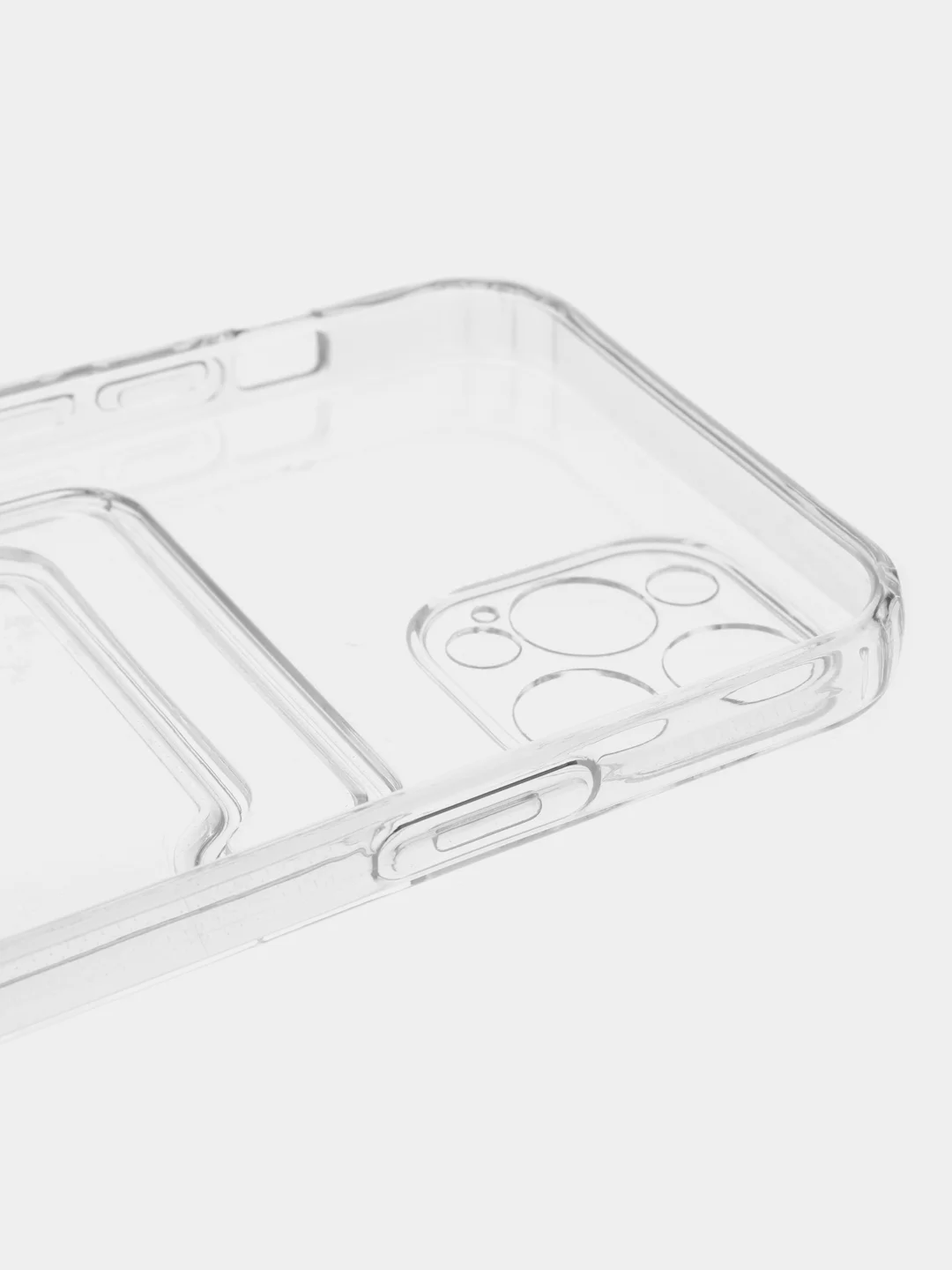 Белый чехол для iPhone 12 Pro, с карманом для карт