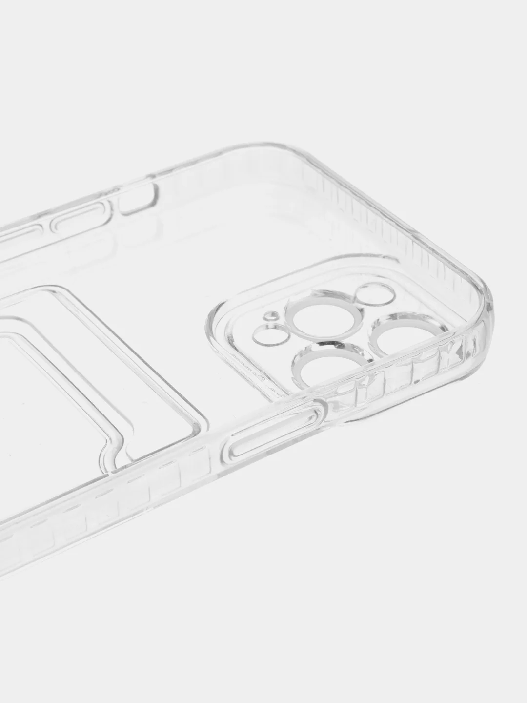 Белый чехол для iPhone 12 Pro Max, с карманом для карт
