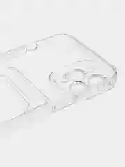 Белый чехол для iPhone 12 Pro Max, с карманом для карт