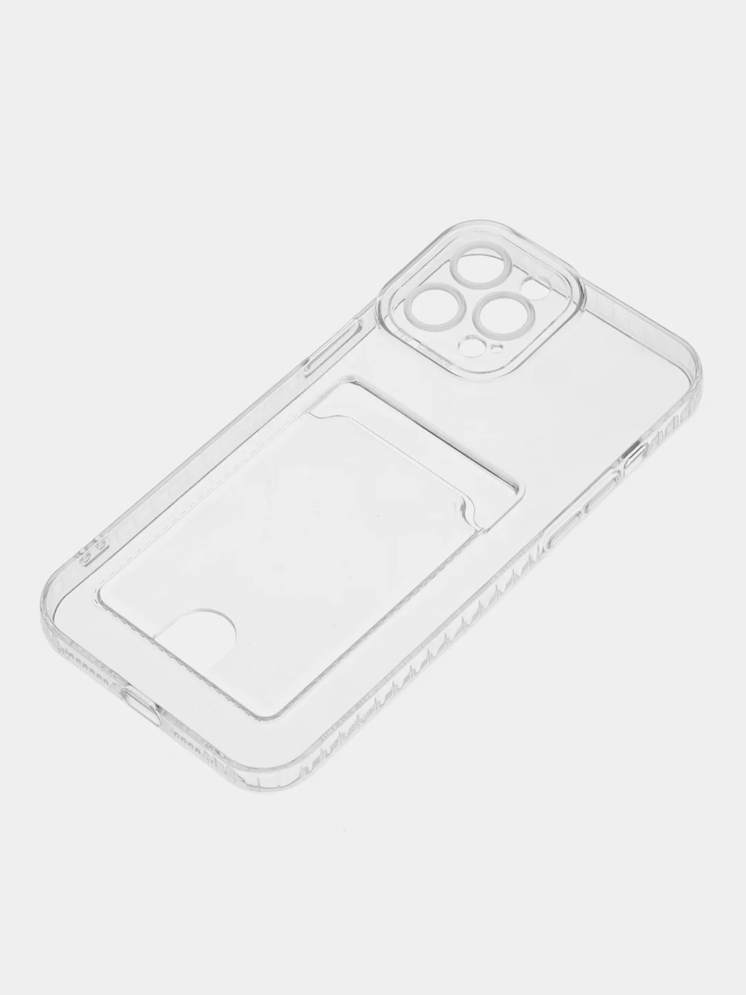 Белый чехол для iPhone 12 Pro Max, с карманом для карт