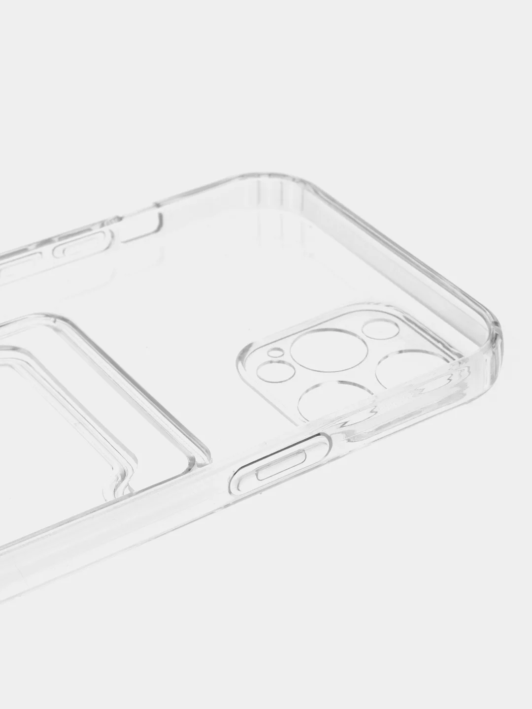 Молочный чехол для iPhone 12 Pro Max, с карманом для карт