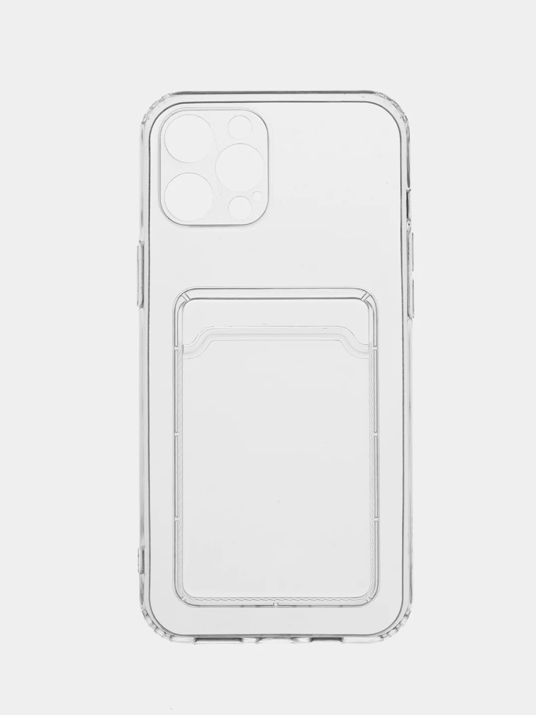 Молочный чехол для iPhone 12 Pro Max, с карманом для карт