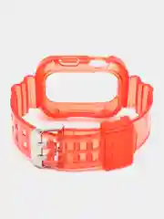 Красный прозрачный ремешок для Apple Watch