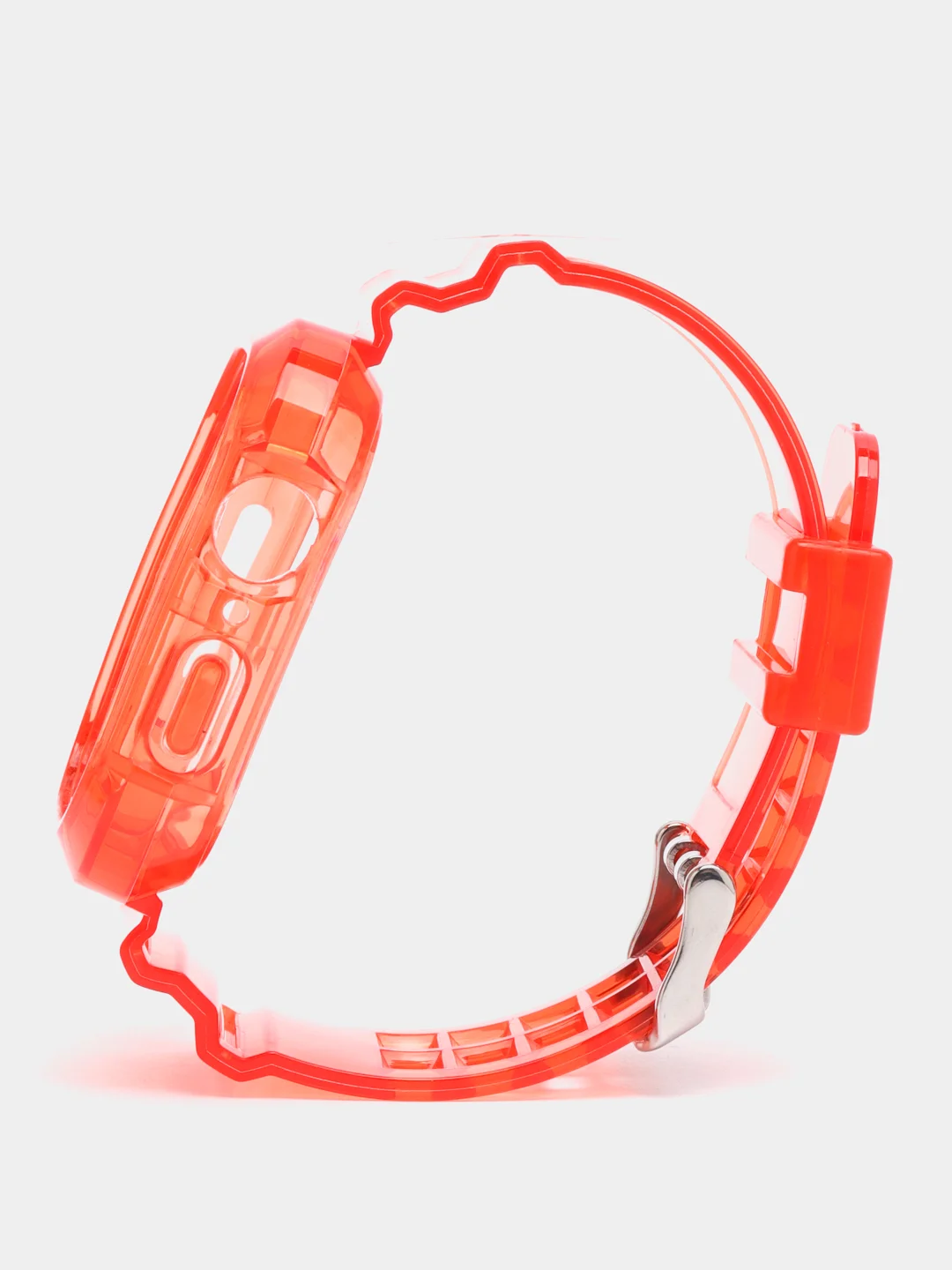 Красный прозрачный ремешок для Apple Watch