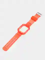 Красный прозрачный ремешок для Apple Watch