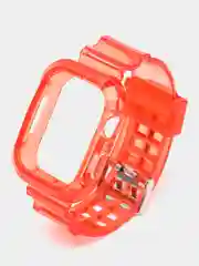 Красный прозрачный ремешок для Apple Watch