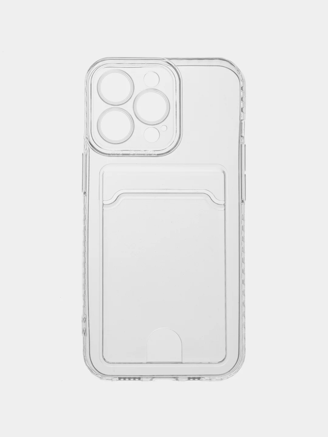 Белый чехол для iPhone 13 Pro, с карманом для карт