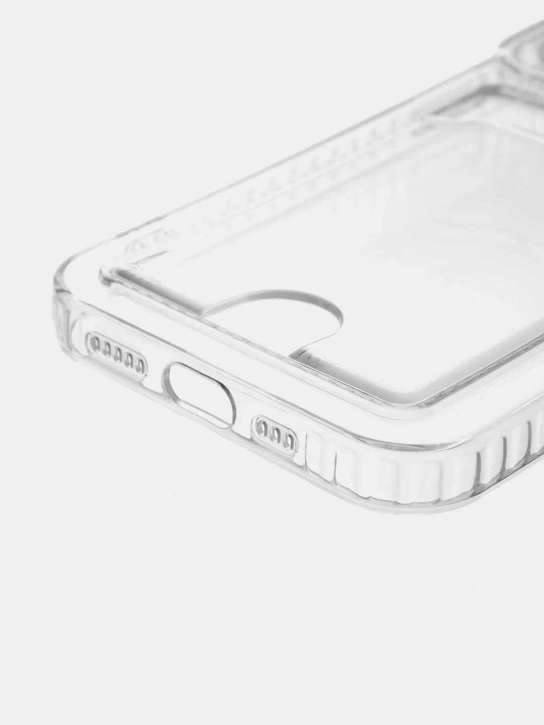 Белый чехол для iPhone 13 Pro, с карманом для карт