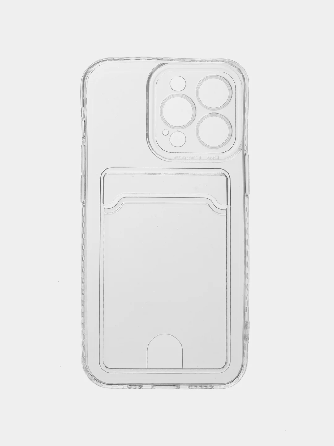 Белый чехол для iPhone 13 Pro, с карманом для карт