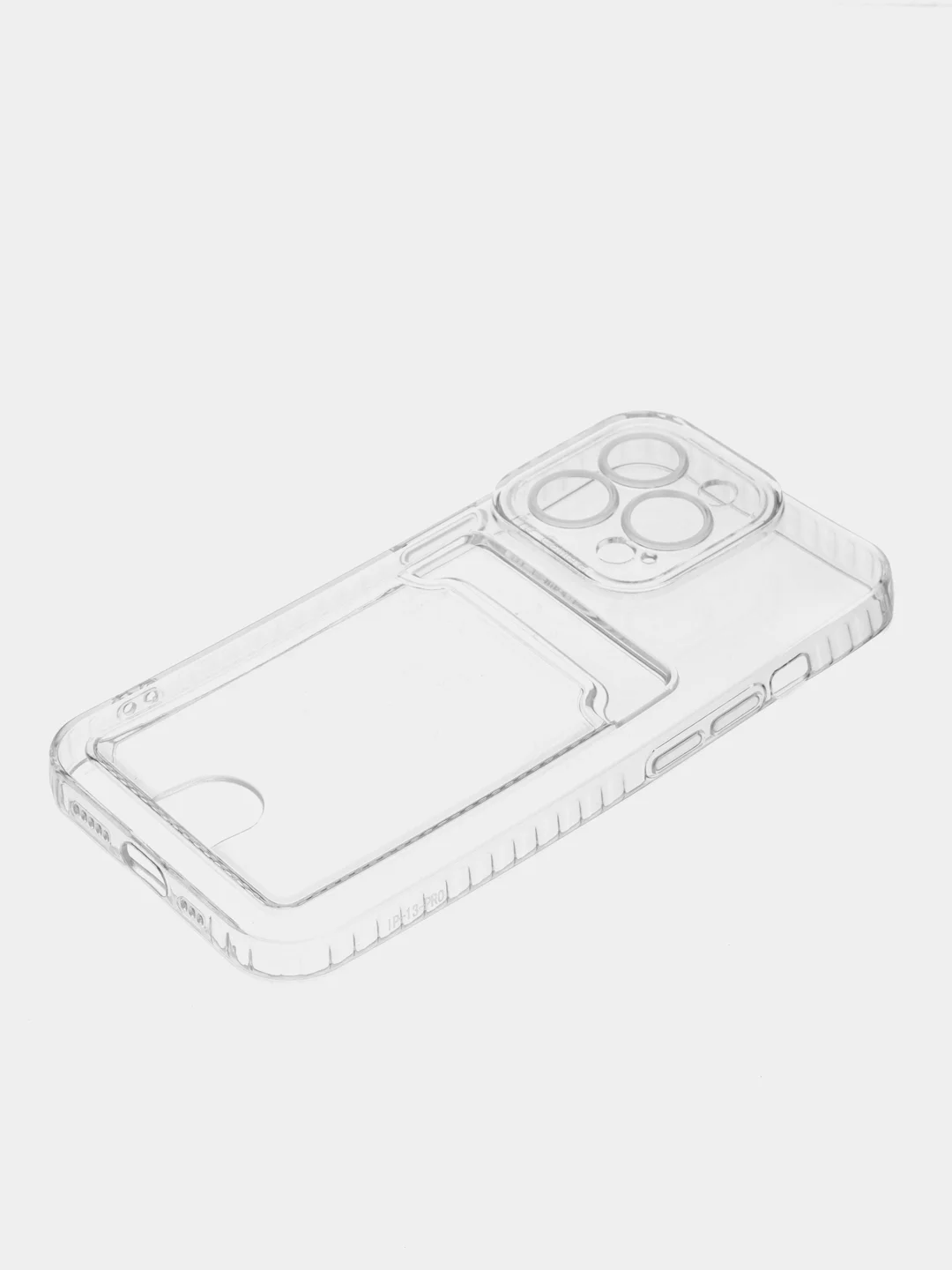 Белый чехол для iPhone 13 Pro, с карманом для карт