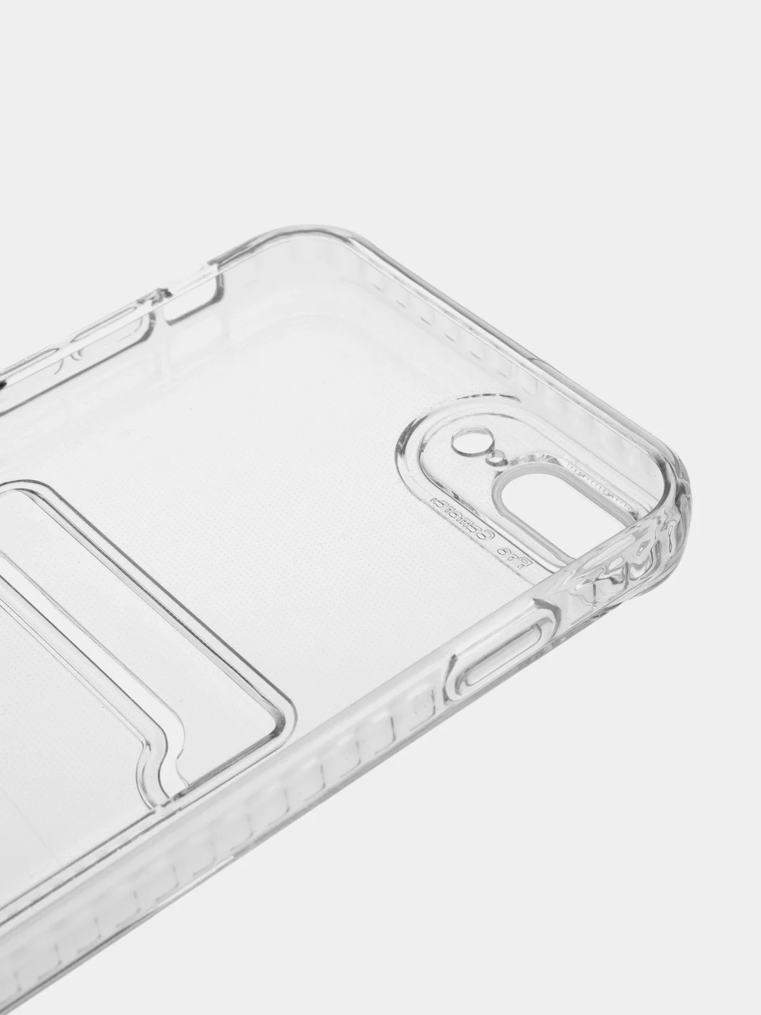 Белый чехол для iPhone 7,8 PLUS с карманом для карт