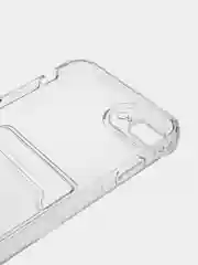 Белый чехол для iPhone 7,8 PLUS с карманом для карт