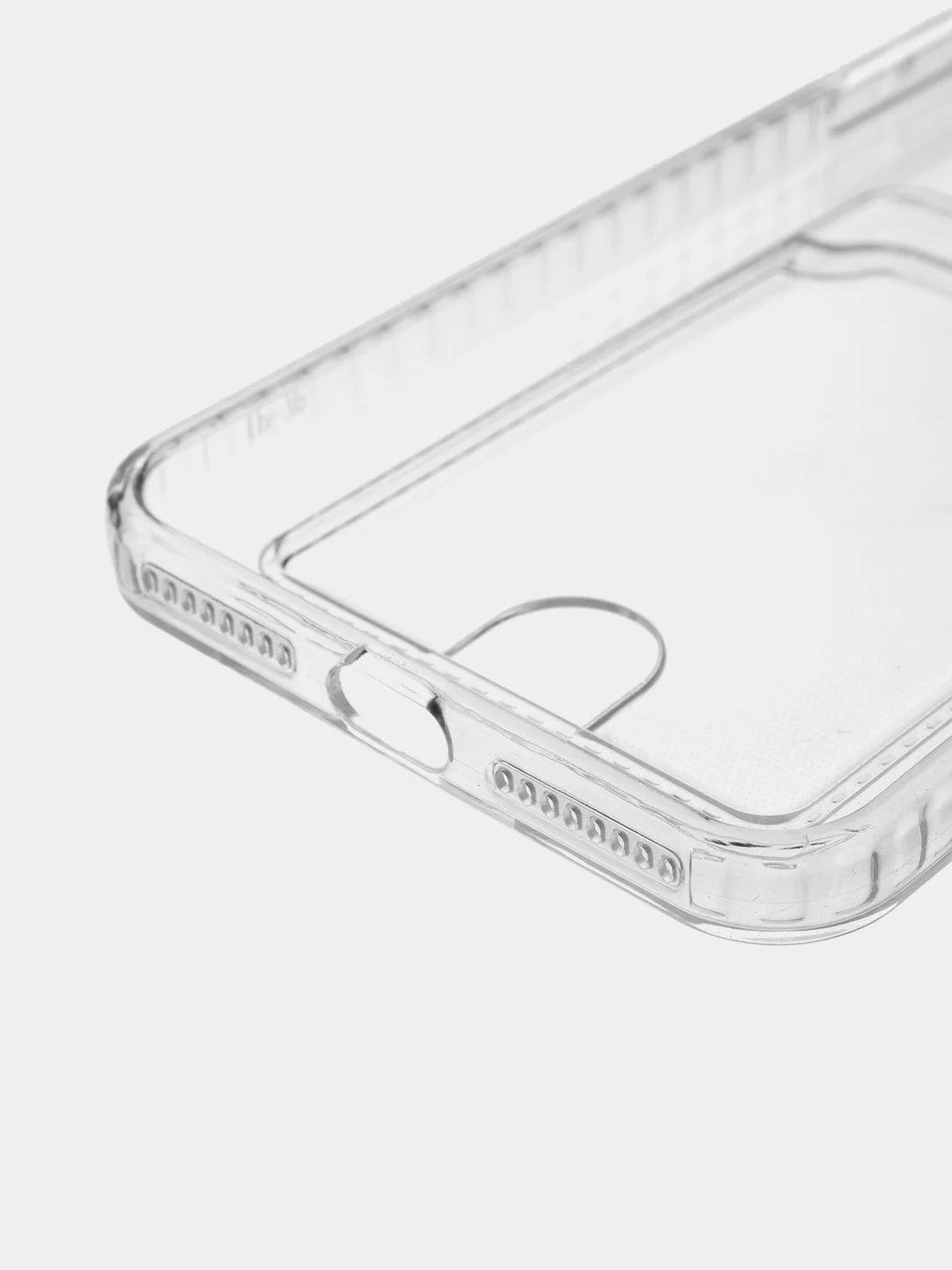 Белый чехол для iPhone 7,8 PLUS с карманом для карт
