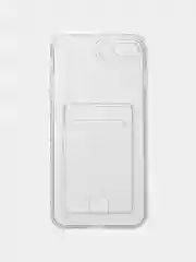 Белый чехол для iPhone 7,8 PLUS с карманом для карт