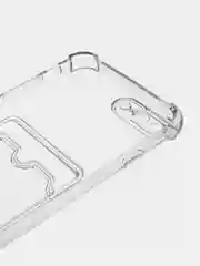 Прозрачный чехол для iPhone 7,8 PLUS с карманом для карт