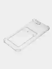Прозрачный чехол для iPhone 7,8 PLUS с карманом для карт