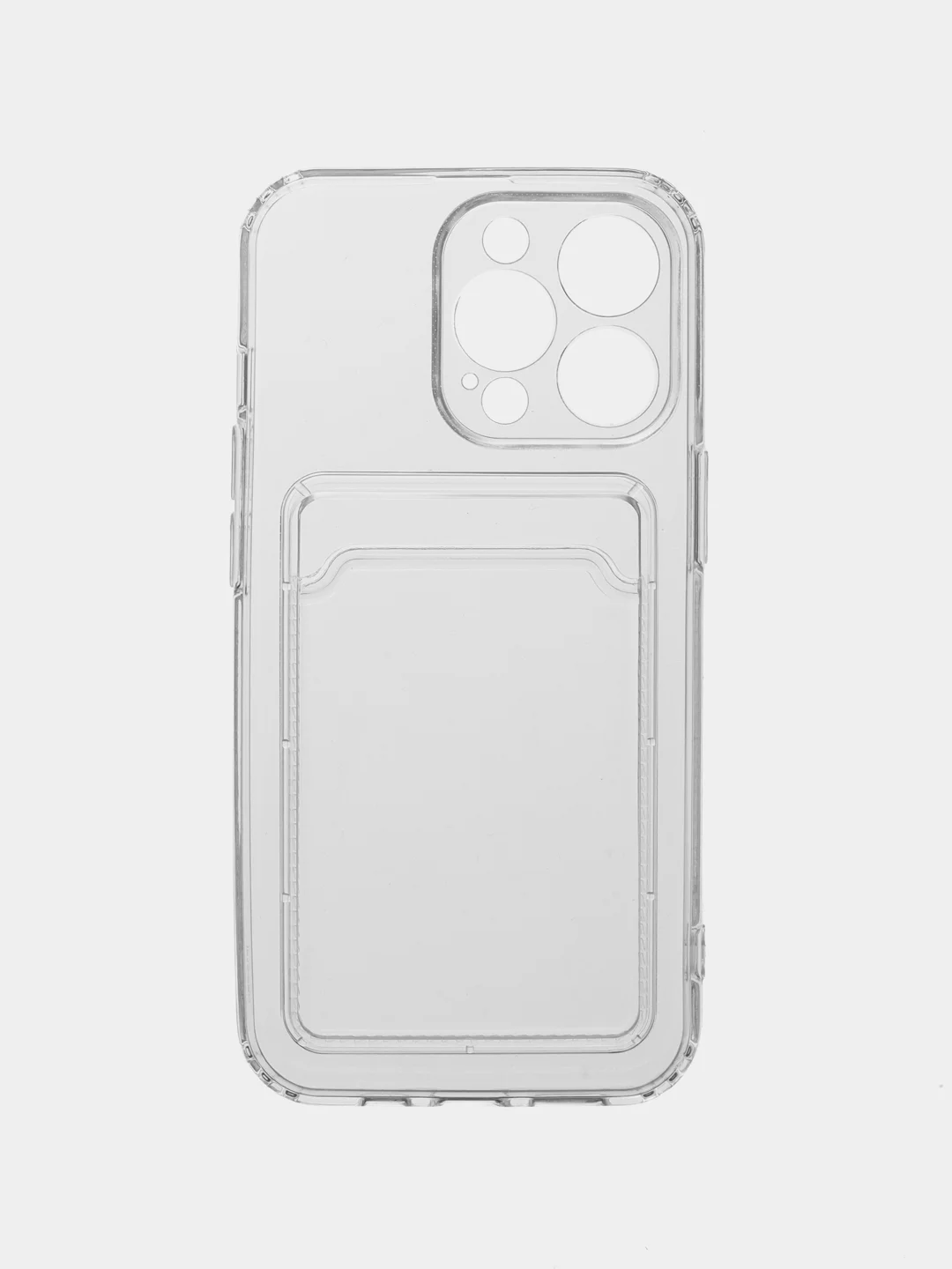 Молочный чехол для iPhone 13 Pro, с карманом для карт
