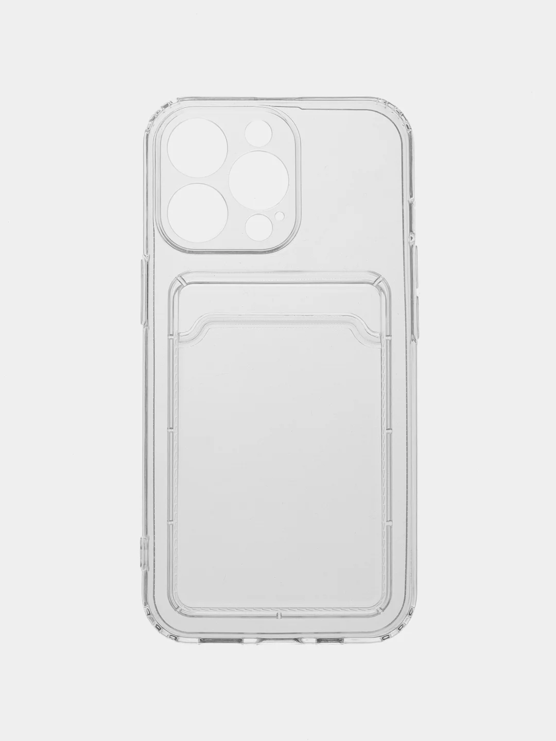 Молочный чехол для iPhone 13 Pro, с карманом для карт