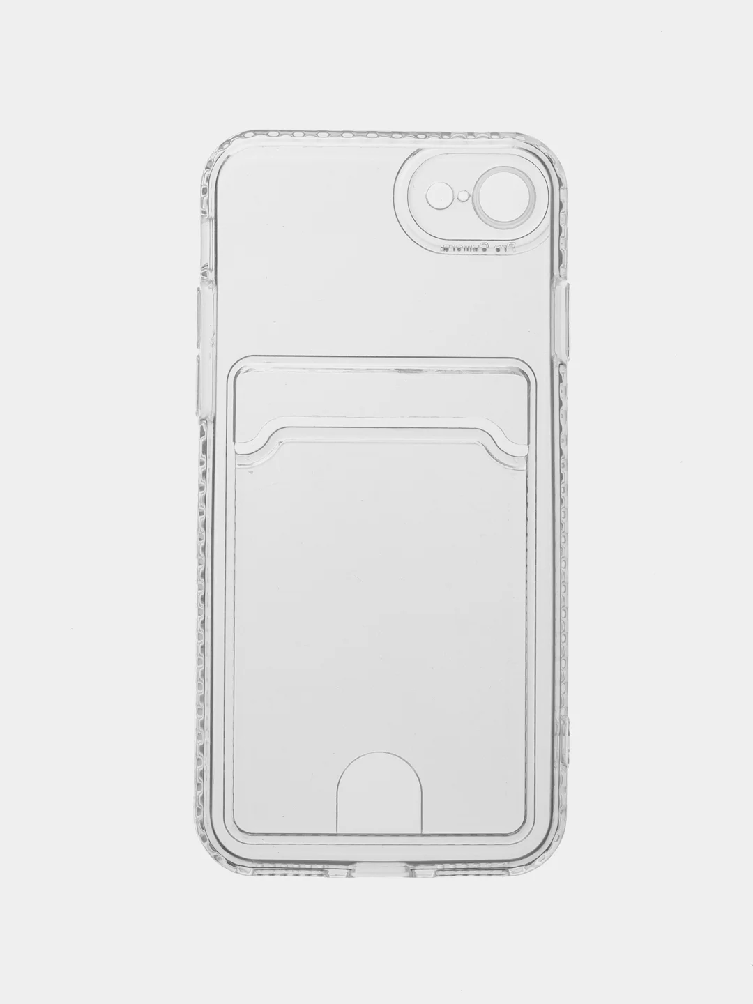 Молочный чехол для iPhone 7, 8, SE 2020, с карманом для карт
