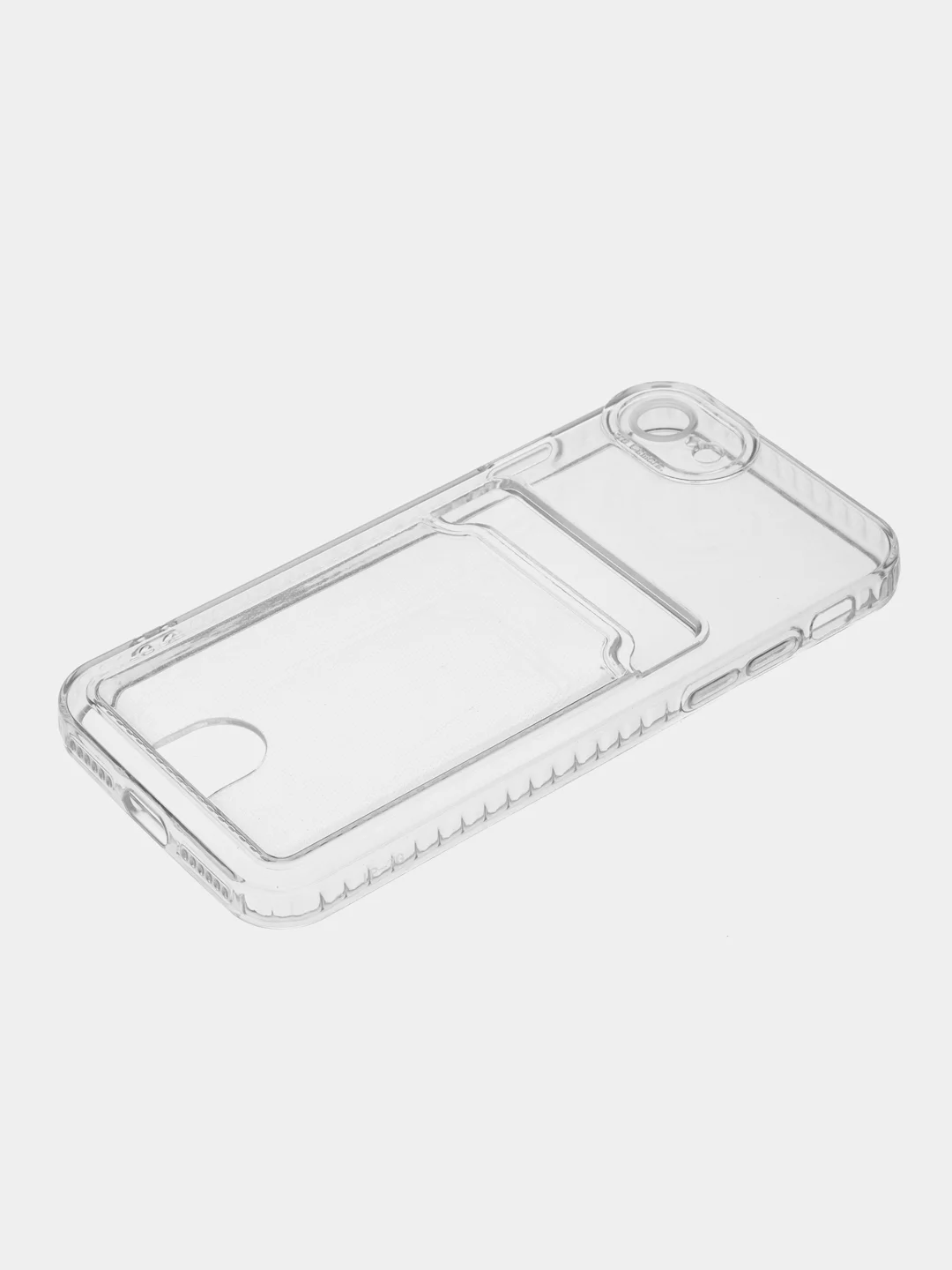 Молочный чехол для iPhone 7, 8, SE 2020, с карманом для карт