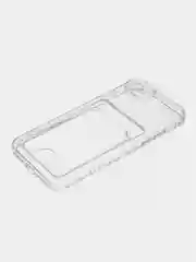 Молочный чехол для iPhone 7, 8, SE 2020, с карманом для карт
