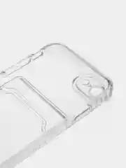 Молочный чехол для iPhone 7, 8, SE 2020, с карманом для карт