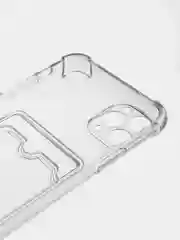 Прозрачный чехол для iPhone 11 Pro Max, с карманом для карт