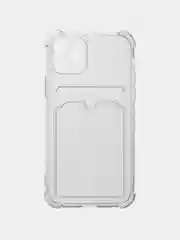Прозрачный чехол для iPhone 11 Pro, с карманом для карт