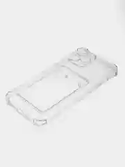 Прозрачный чехол для iPhone 12 Pro Max, с карманом для карт