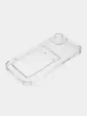 Прозрачный чехол для iPhone 14 Plus, с карманом для карт