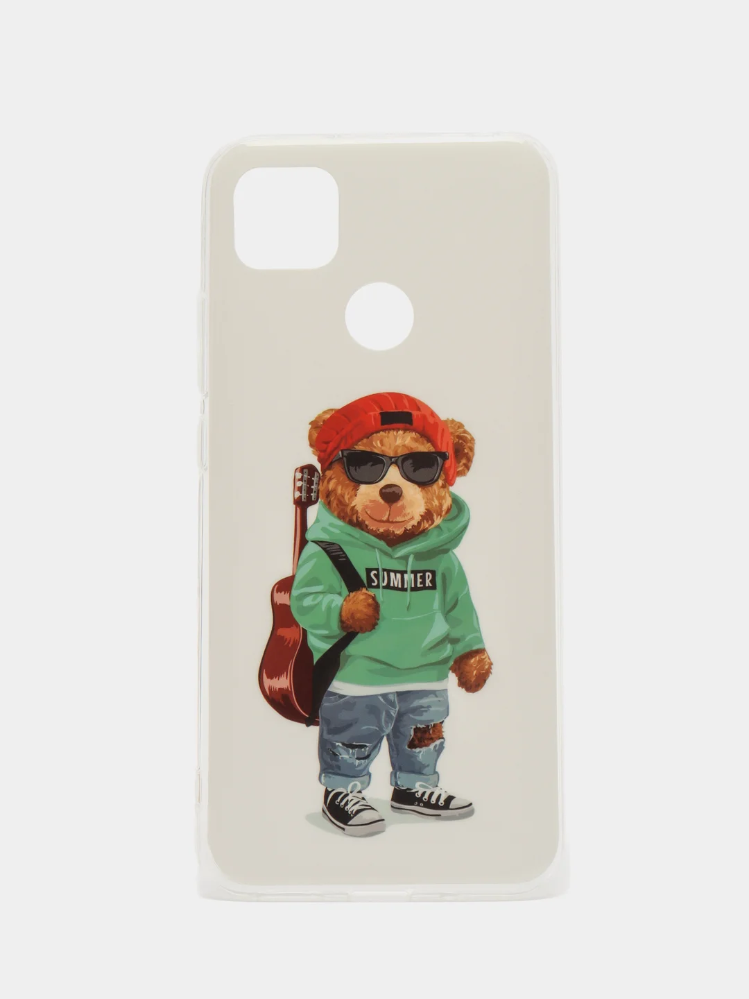 Зеленый чехол Xiaomi Redmi 10A, Redmi 9C, Сяоми Редми 10А, Редми 9С с рисунком