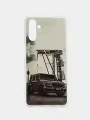 Серый чехол для Samsung Galaxy A04S / A13, Самсунг Галакси А04С / А13 5G, с рисунком