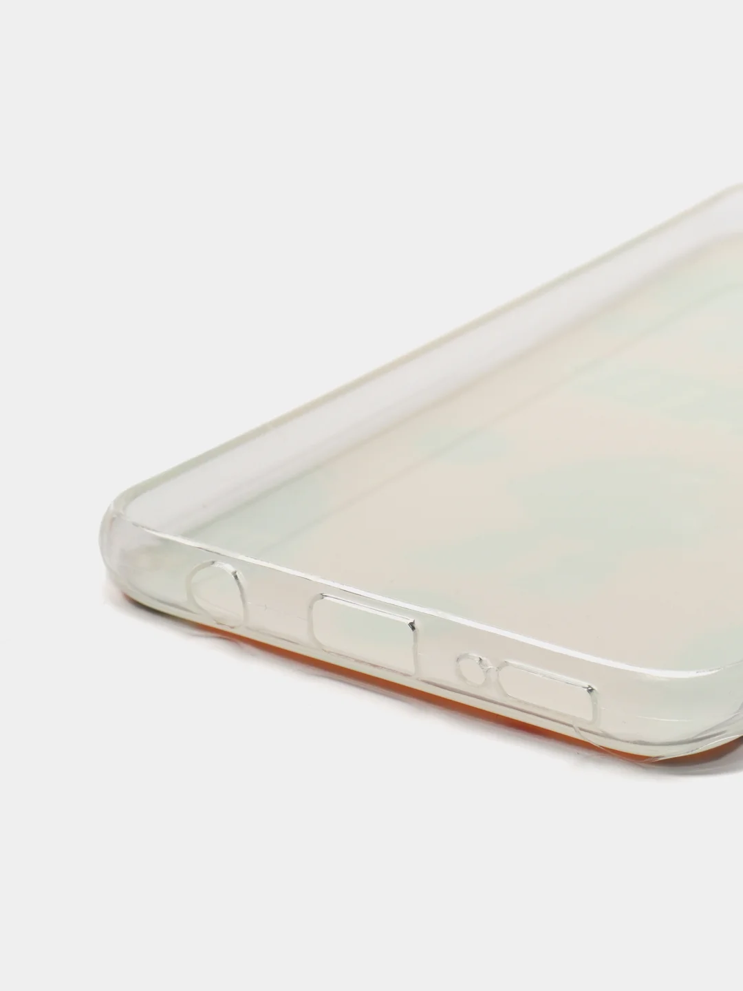 Бежевый чехол силиконовый Samsung Galaxy A50 / A50s / A30s (Галакси), с рисунком